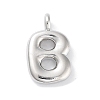 Rack Plating Brass Balloon Letter Pendants X-KK-C050-01P-B-1