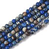 Dyed Natural Regalite/Imperial Jasper/Sea Sediment Jasper Beads Strands G-B124-C05-01-1