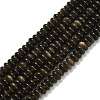 Natural Golden Sheen Obsidian Beads Strands G-L635-A11-4x2mm-01-3