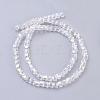 Electroplate Glass Beads Strands EGLA-D018-4x4mm-01-2