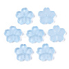 Transparent Spray Painted Glass Beads GLAA-R215-04-A04-1