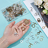 120 Sets 20 Styles Tibetan Style Alloy Toggle Clasps FIND-SP0004-65-3