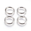 Tarnish Resistant 304 Stainless Steel Saw Cut Open Jump Rings STAS-P212-25P-15-1