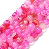 Natural Banded Agate Beads Strands G-G172-02B-2