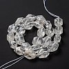 Natural Quartz Crystal Beads Strands G-C182-08-4