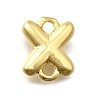 Brass Connector Charms KK-P295-01G-X-1