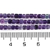 Natural Purple Fluorite Beads Strands G-P553-E02-02-5