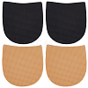 2 Pairs 2 Colors Anti Skid Rubber Shoes Bottom DIY-CN0003-81-1