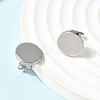 304 Stainless Steel Stud Earrings EJEW-L309-01D-P-3