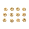 Rack Plating Zinc Alloy Spacer Beads X-PALLOY-F305-04G-2