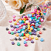 DICOSMETIC 300Pcs 10 Colors Handmade Polymer Clay Beads CLAY-DC0001-10-4