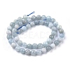 Natural Aquamarine Beads Strands G-L478-21-01-5
