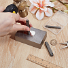 3Pcs 3 Styles Steel Leather Stamps AJEW-BC0008-98B-3