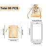   60Pcs Organza Bags OP-PH0001-26-4