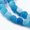 Natural Crackle Agate Beads Strands LS-G-G055-8mm-2-3