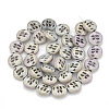 Electroplate Non-magnetic Synthetic Hematite Beads Strands G-N0322-06C-2