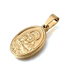 Religion 304 Stainless Steel Pendants STAS-G400-02G-02-2