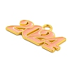 Alloy Enamel Pendants PALLOY-ZX001-12G-02-2