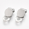 Tarnish Resistant 304 Stainless Steel Clip-on Earring Findings STAS-T045-33A-P-1