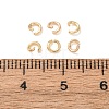 Brass Open Jump Rings KK-G604-08G-14-3