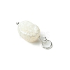 Grade B Natural Cultured Freshwater Pearl Charms PALLOY-JF01497-03-4