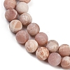 Round Natural Sunstone Beads Strands G-K068-29-10mm-5