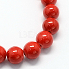 Natural Dyed Mashan Jade Gemstone Bead Strands X-G-R272-8mm-01-3