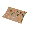 Christmas Theme Cardboard Candy Pillow Boxes CON-G017-02J-1