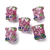 Handmade Bumpy Lampwork Beads Strands LAMP-K027-07G-1