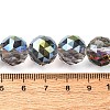 Transparent Electroplate Glass Beads Strands EGLA-N002-34E-F05-2