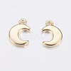 Long-Lasting Plated Brass Charms X-KK-F741-42G-2