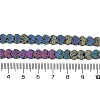 Electroplated Natural Lava Rock Beads Strands G-Q1009-G01-02C-4