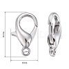 Zinc Alloy Lobster Claw Clasps E106-3