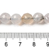 Dyed & Heated Natural Agate Beads Strands G-P539-D01-04-5