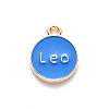 Alloy Enamel Pendants ENAM-S124-01B-02G-3