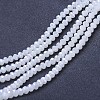 Electroplate Glass Beads Strands EGLA-A034-J1mm-B07-1