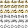 SUPERFINDINGS 48Pcs 6 Style Tibetan Style Alloy Pendants TIBEP-FH0001-19-1