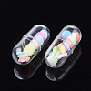 Openable Transparent Plastic Capsule Container KY-S159-03G-2