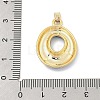 Alloy Enamel Pendants ENAM-S023-01G-O-4