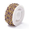 Ion Plating(IP) 304 Stainless Steel Enamel Curb Chains CHS-P013-01G-05-4