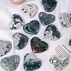 Natural Moss Agate Healing Heart Figurines PW-WG85358-01-4