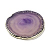Natural Agate Coaster AJEW-NH0001-04G-02-2