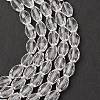 Glass Beads Strands X-GC893Y-14-4