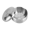 Stainless Steel Bowl with Lid STAS-WH0018-02-2