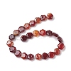 Natural Red Agate Beads Strands G-K359-C13-01-3