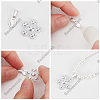 2Pcs 925 Sterling Silver Pinch Bails STER-BBC0007-54-5