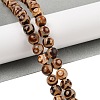 Natural Tibetan 3-Eye dZi Agate Beads Strands G-A240-A02-01-2