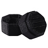 Velvet Cover Plastic Couple Ring Box VBOX-WH20003-001A-1