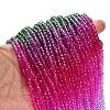 Transparent Painted Glass Beads Strands LS-DGLA-A034-T3mm-A06-2