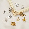 50Pcs 10 Style Starry Sky Theme Alloy Pendants FIND-YW0001-33-5
